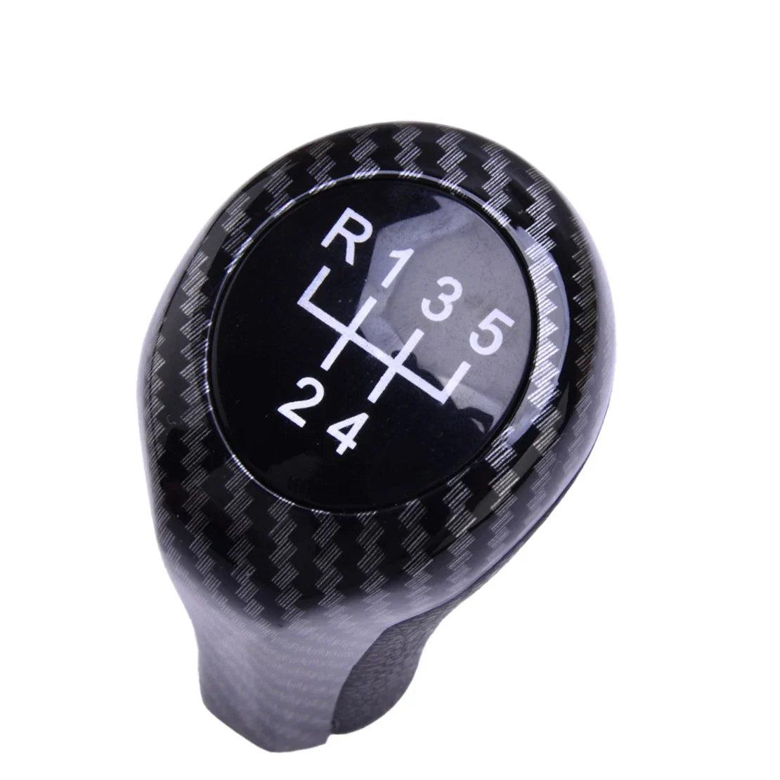 Carbon Fiber 5 Speed Manual Gear Knob for BMW 1 3 5 Series X1 X3 (2004-2023)