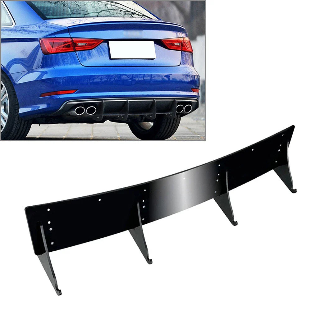 Rear Bumper Diffuser Splitters for Audi S3 8V Sedan (2013-2015)