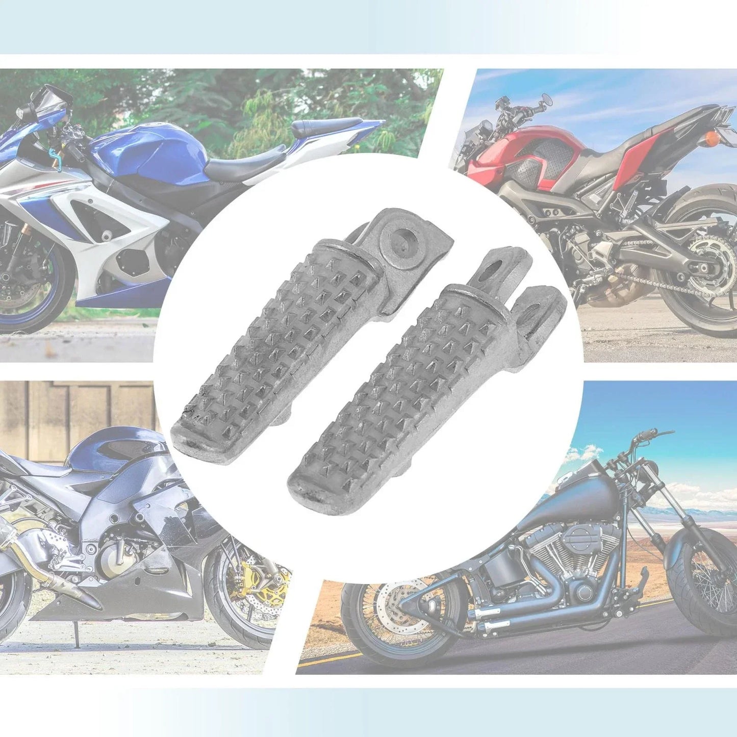 8mm Metal Motorcycle Footrest Footpeg for Honda