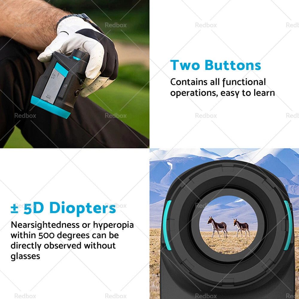 600M Golf Rangefinder Slope Vibration Magnetic USB Rechargeable for Golf