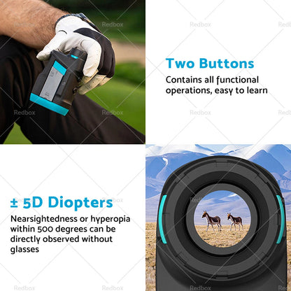 600M Golf Rangefinder Slope Vibration Magnetic USB Rechargeable for Golf