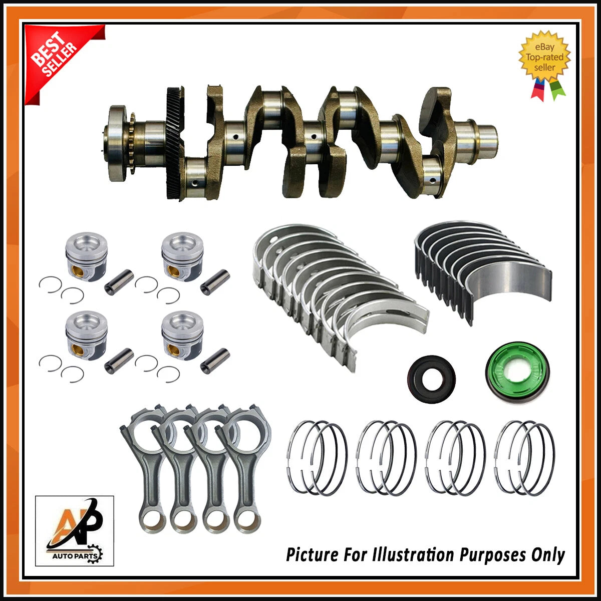 Forged Crankshaft Rebuild Kit for Land Rover Discovery (2005–2009)