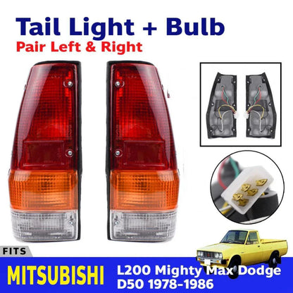 Tail Lights Replacement Lamp Fits Mitsubishi L200 Express Chrysler Ute 1978-1986