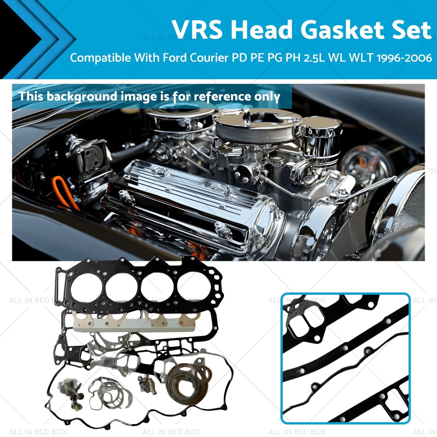 VRS Head Gasket Set for Ford Courier 2.5L WL WLT (1996-2006)