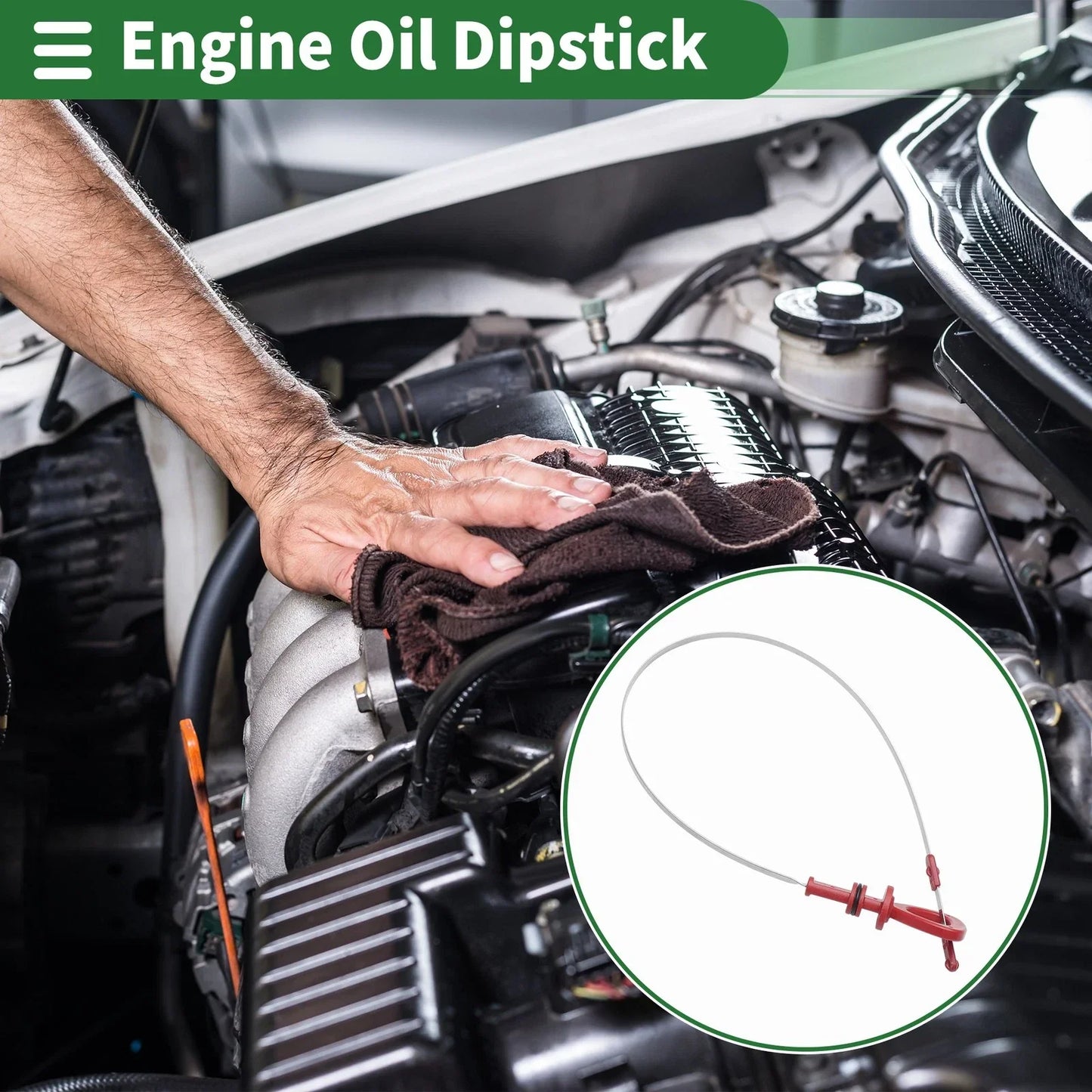 Oil Level Dipstick for Mercedes Benz C220 (1994-1996)