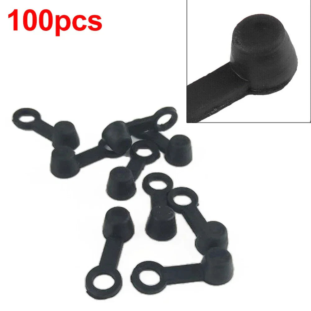100pcs Brake Bleeder Screw Caps for Motorcycle