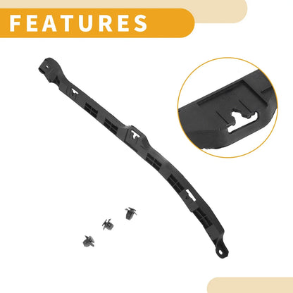 RH Side Rear Bumper Support Bracket for Honda Accord (2008-2012) 1 x Black ABS