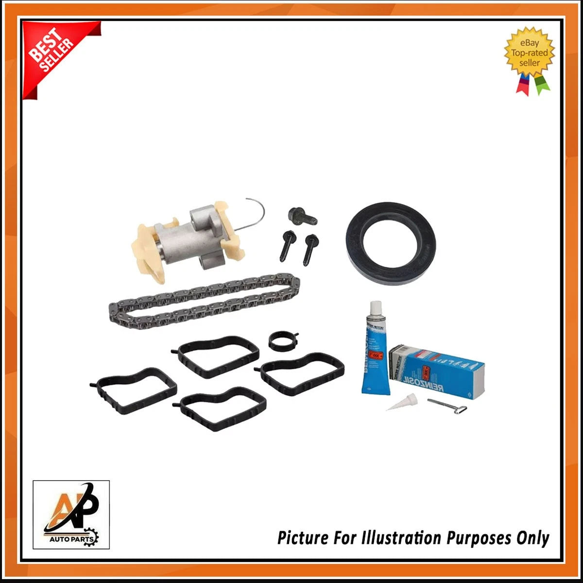 Camshaft Exhaust Inlet with Chain Kit for Peugeot Citroen DV5R 1.5 (2014–2018)