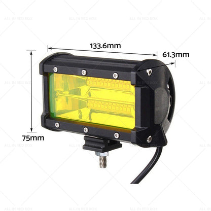 5" Flood LED Light Bar Offroad Fog Lamp for Car