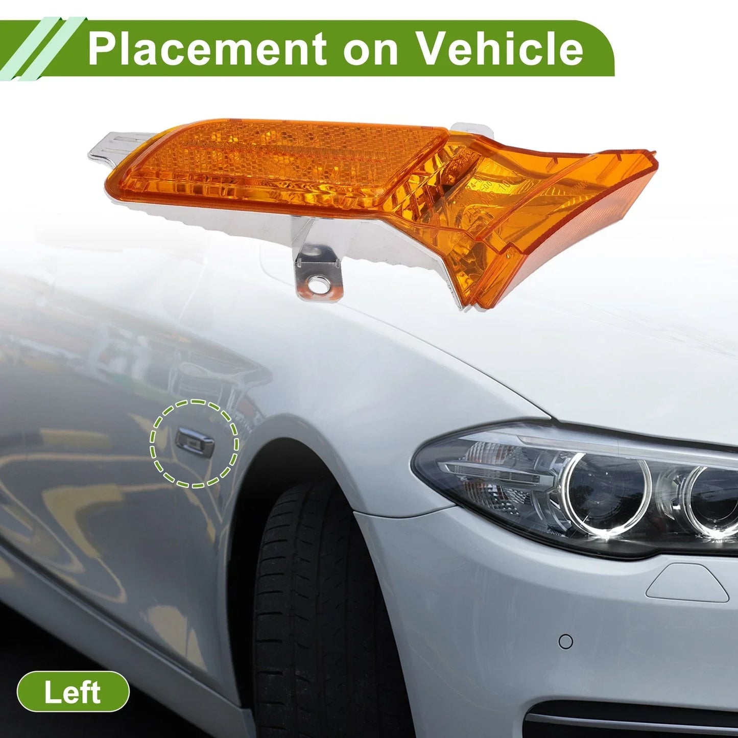 Left Side Marker Light Cover for Porsche Cayenne (2003-2010)