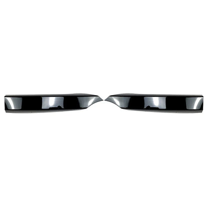 Gloss Black Front Bumper Side Spoiler Lip for BMW 1 Series E82 E88 (08-13)