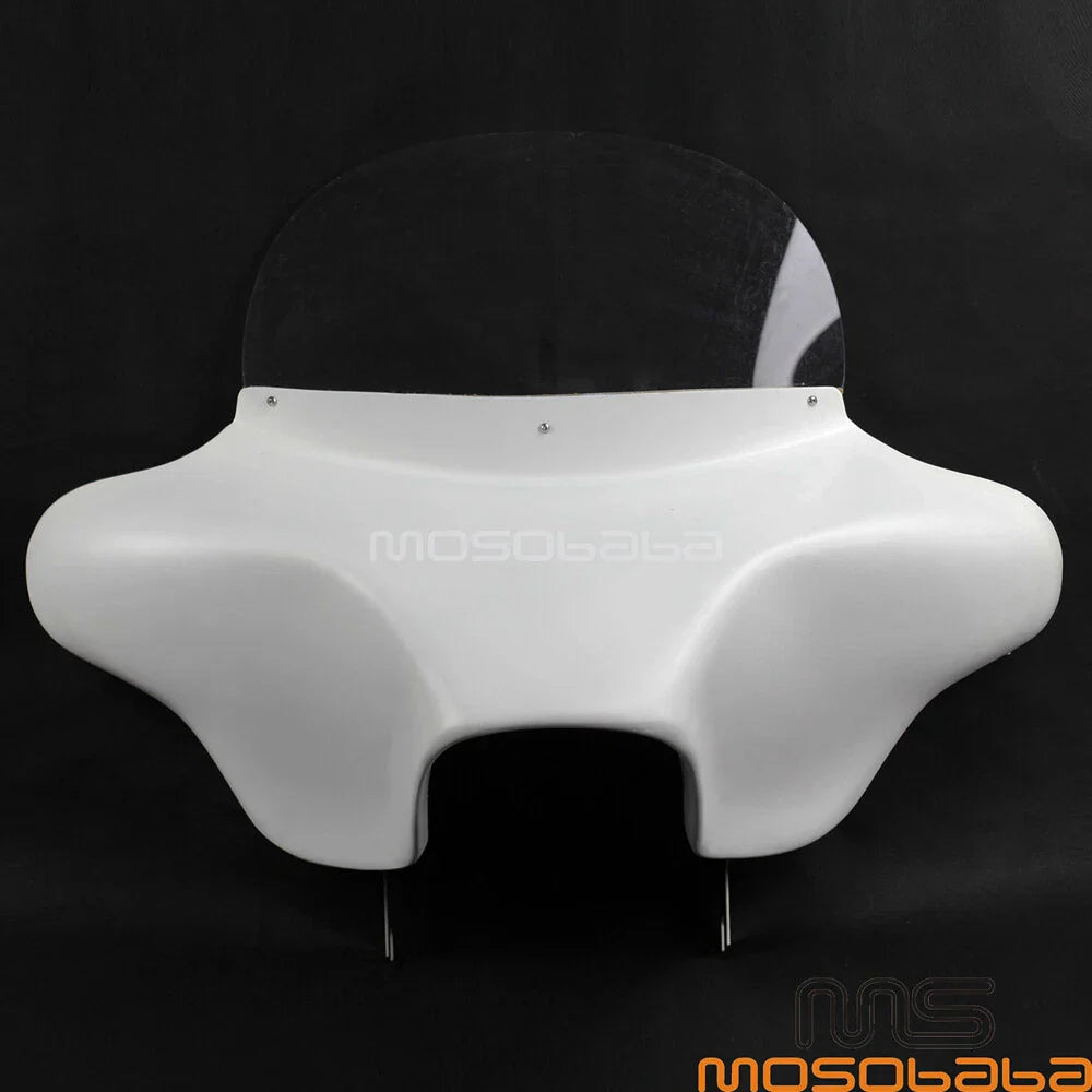 Detachable Batwing Fairing Windshield & 6x9 Speakers for Harley Road King (94+)