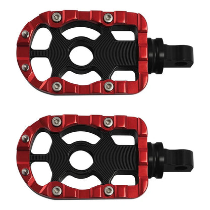 10mm Footpegs Footrests for Harley Touring Road Street Glide Softail