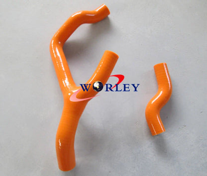 Silicone Radiator Hose Kit for KTM 350 SXF 2011-2012 ORANGE