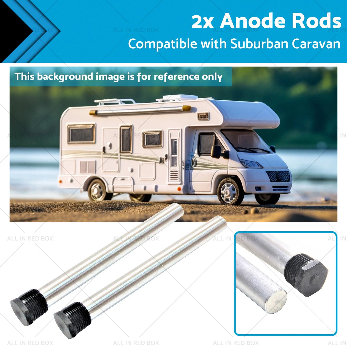 Anode Rods for Suburban Caravan Hot Water Service SW6PA (30cm)