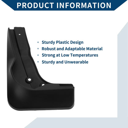 Mud Flaps Splash Guards 1 Set for Mercedes-Benz C-Class Sport (2013-2015)