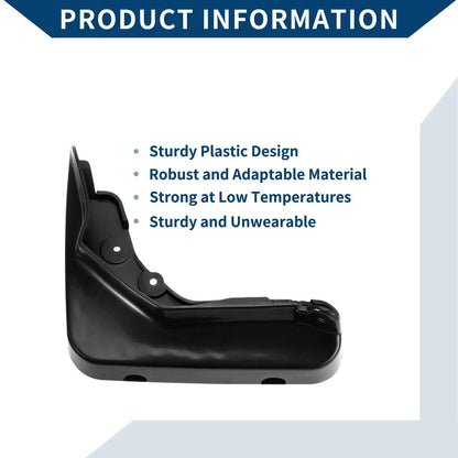 Mud Flaps Splash Guards 1 Set for Mercedes-Benz E Class (2014-2015)