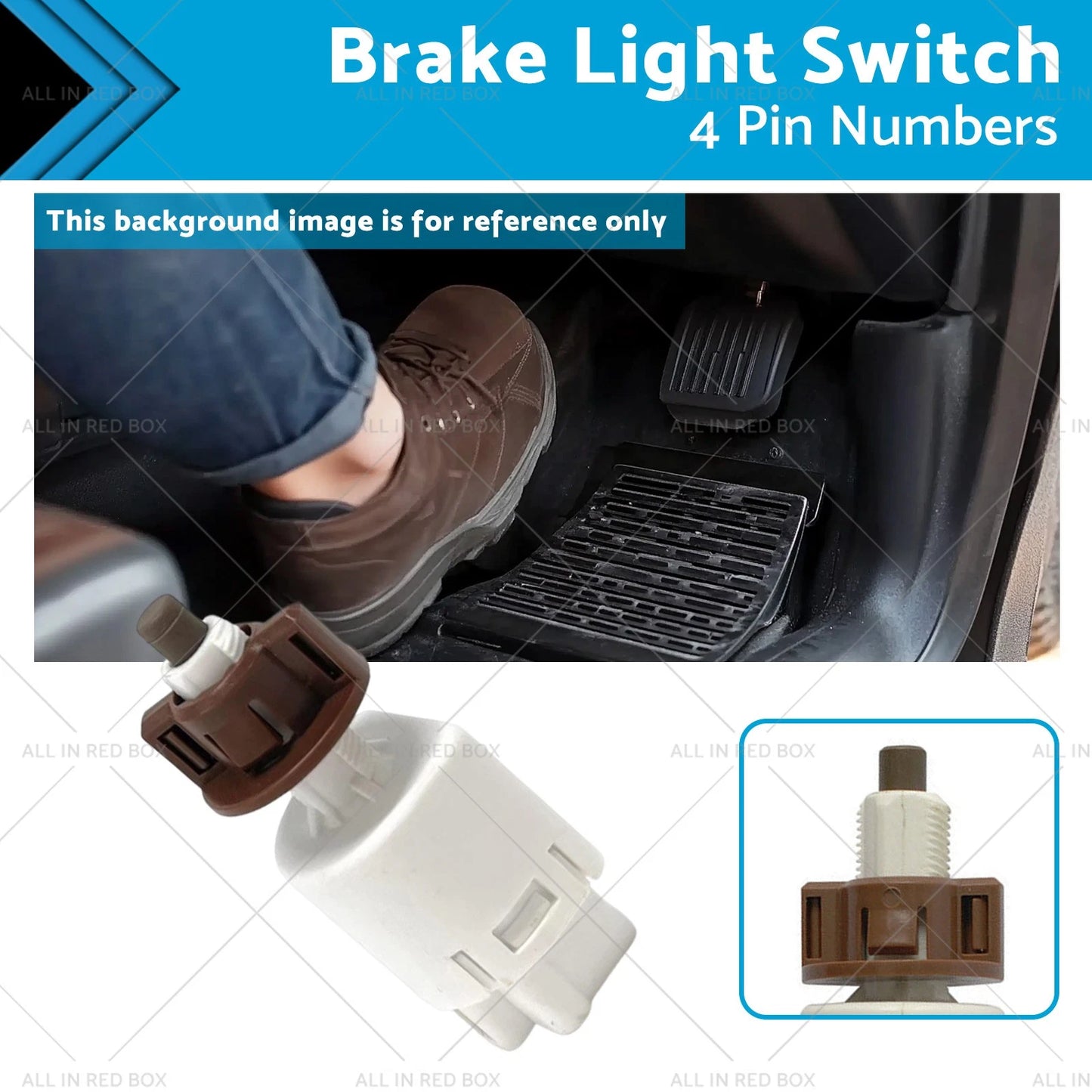 Brake Light Switch for Toyota 4Runner RAV4 Lexus ES350 GX470 (2003-2023)