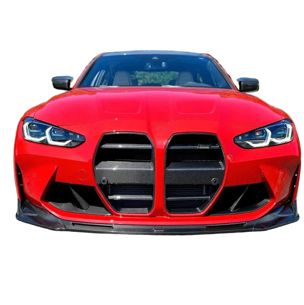 Dry Carbon Fiber Front Kidney Grilles for BMW G80 M3 & G82 G83 M4 (2021–2025)