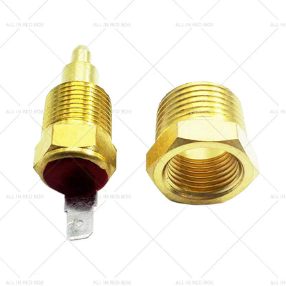 3/8" NPT Aluminum Engine Radiator Thermo Sensor Cooling Fan Switch for Car