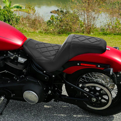 Black Seats for Harley Softail Street Bob (2018-2025)