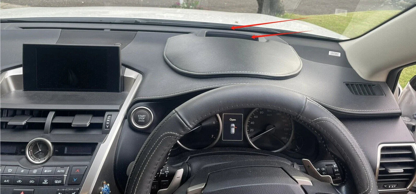 Black Non-Slip Dash Mat for Lexus NX NX200 NX300 (2015-2021) Dashboard Cover