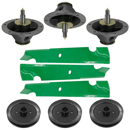 Deck Spindle Blade and Pulley Replacement for Ferris FW35 (1995–2015)