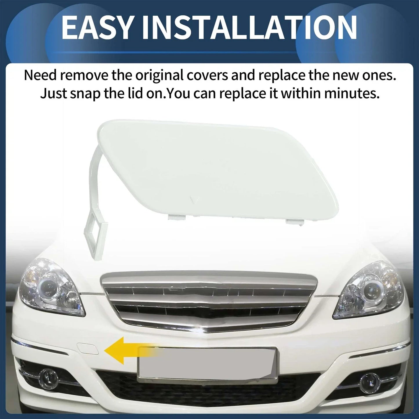 Front Bumper Tow Hook Cover for Mercedes-Benz B-Class (2005-2011)