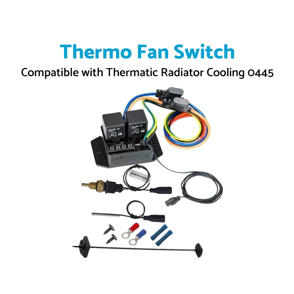 Digital Thermo Radiator Fan Controller Switch 12V for Car