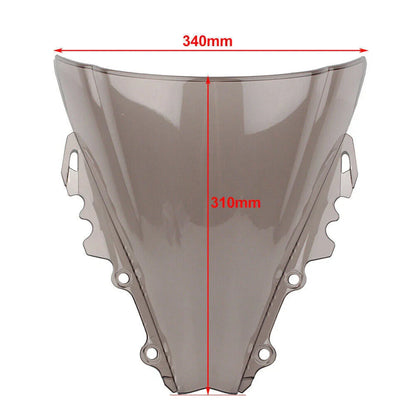Brown Double Bubble Windscreen for 2006-2007 Yamaha YZF R6 R6R (2006-2007)