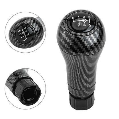 6 Speed Carbon Fiber Gear Shift Knob for Mercedes W203 (2000–2007)