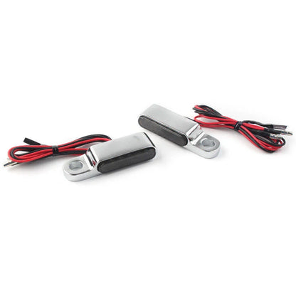 LED Turn Signal Light for Universal Motorcycle Chrome (No Year Specified)