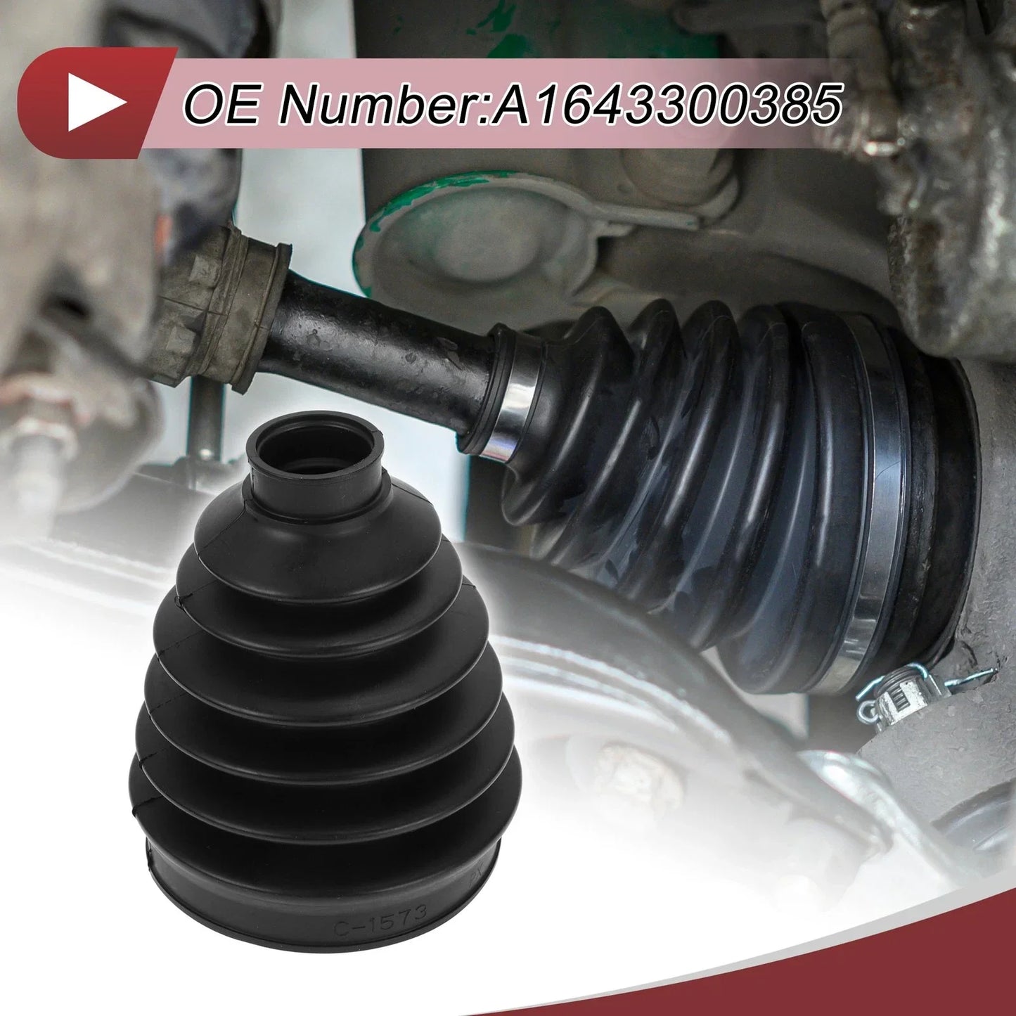 Outer CV Joint Boot Kit w/ Clamps for Mercedes-Benz GL320 (2007-2009)