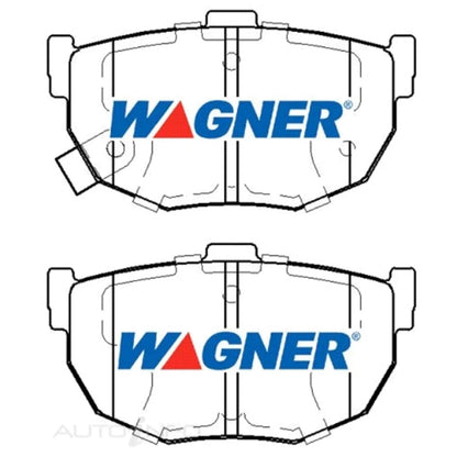 Wagner Rear Disc Brake Pads Set for Nissan Pintara U12 4cyl KA24E 2.4L 1989~1992