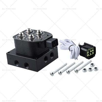 1/4" NPT Manifold Valve Block for Universal Air Bag Suspension System