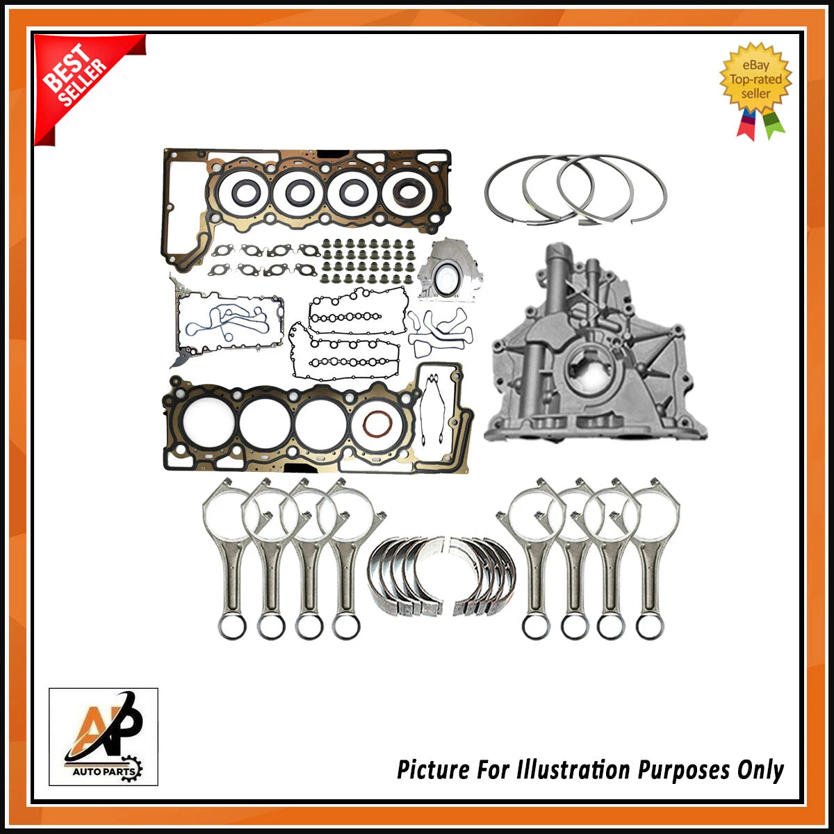 Engine Gasket Set Replacement for Range Rover 4.4 TDV8 SDV8 (2010–2017)