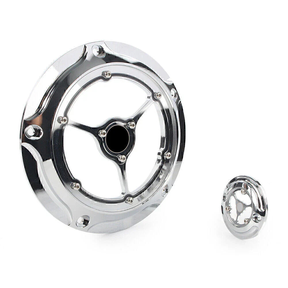 Clarity Derby & Timer Timing Covers Chrome for RSD Harley Touring (2016+)