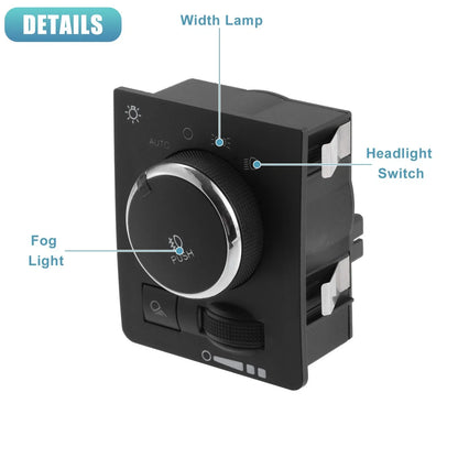 Headlight Dimmer Switch for Ram 68146507AA, 68189154AA (2010-2018)
