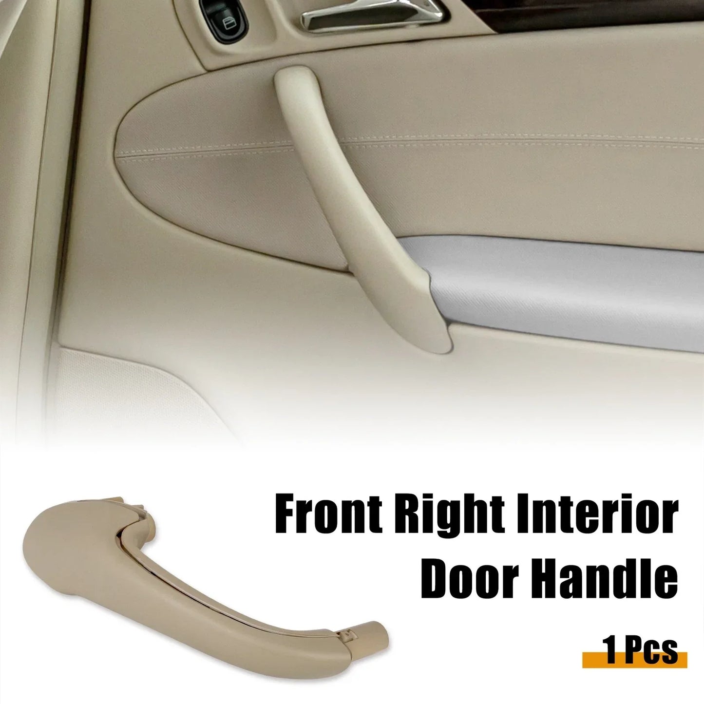 Front Right Interior Grip Door Handle for Benz W203 (2003-2007) Beige