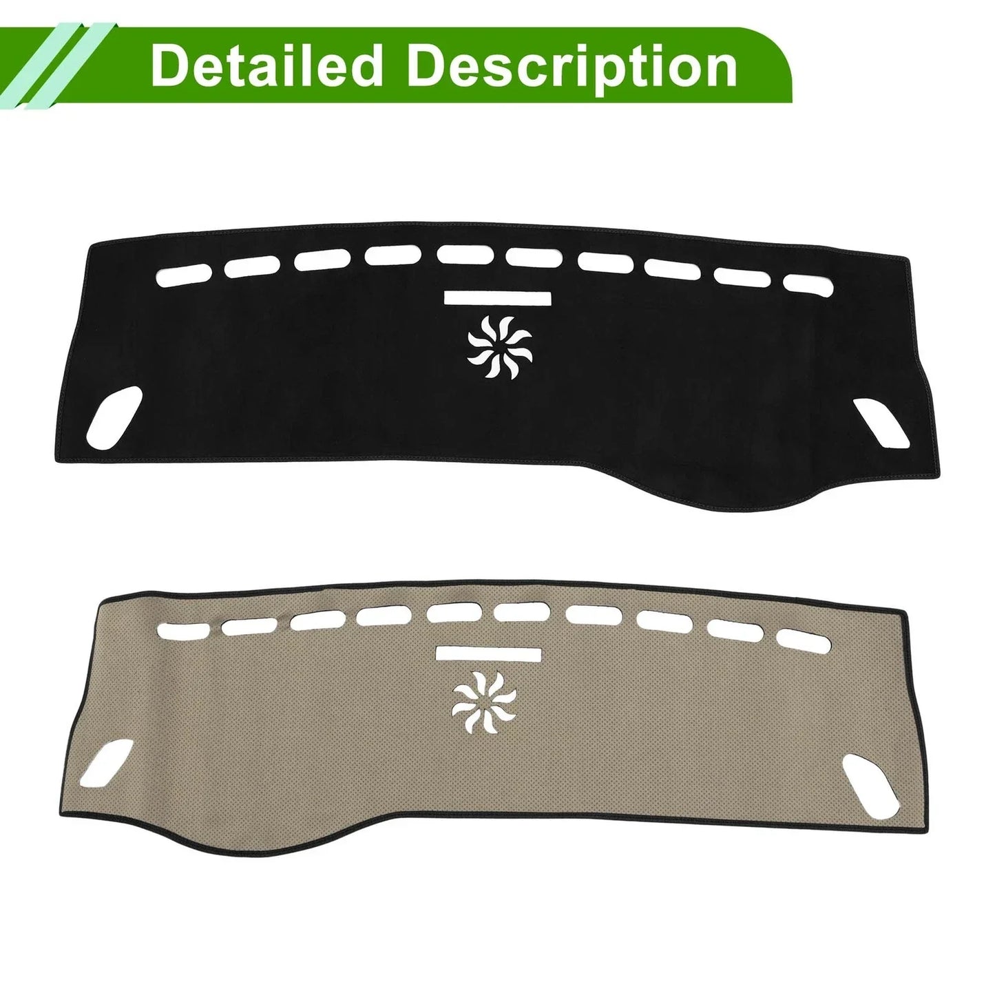Dashboard Cover Mat for Mercedes Benz GLA Class X156 2014-2020 Black