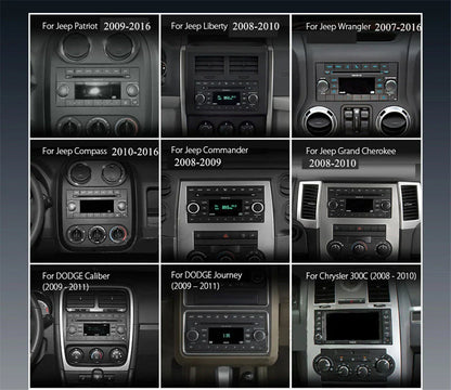 10.33'' Car Stereo Radio Head Unit for Jeep Wrangler, Dodge RAM, Charger