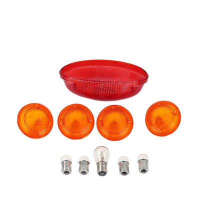 Turn Signal Covers Amber Tail Light Lens for T100 Scrambler Speedmaster (2001-2023)