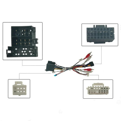 16Pin Power Cable Adapter Wiring Harness for Fiat Doblo, 500L (2012-2023)