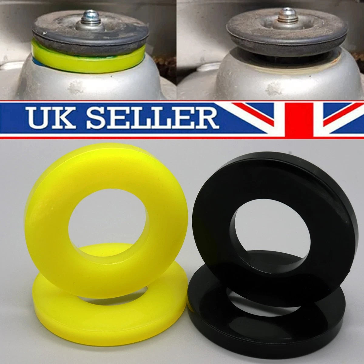 4pc Shock Absorber Mounting Bearing Washers for Nissan Rogue Pathfinder (UK) (2010–2020)