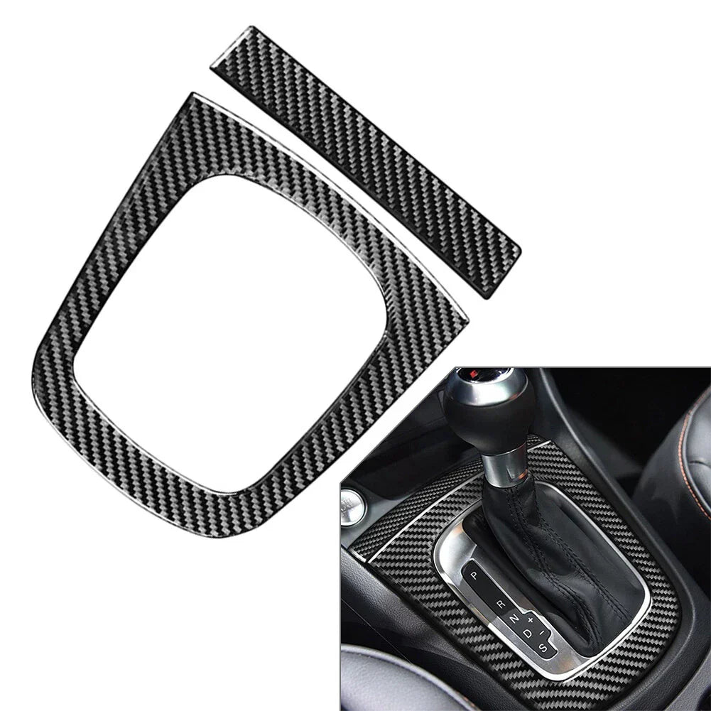 Carbon Fiber Gear Shift Panel Cover for Audi Q3 (2013-2018)