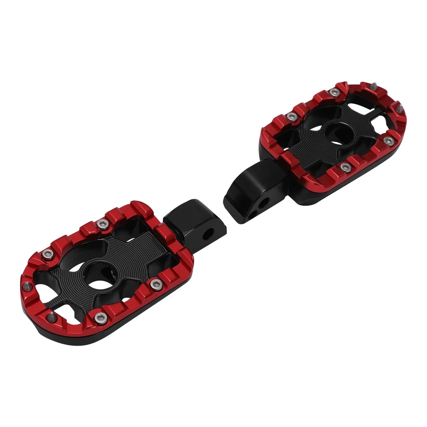 Foot Pegs for Harley Softail Fat Bob Black Red (2018-2024)