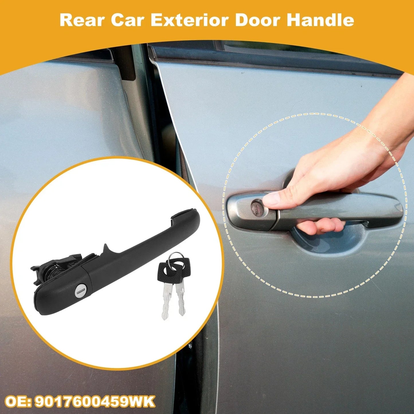 Rear Exterior Door Handle for Mercedes-Benz Sprinter (2003-2006)