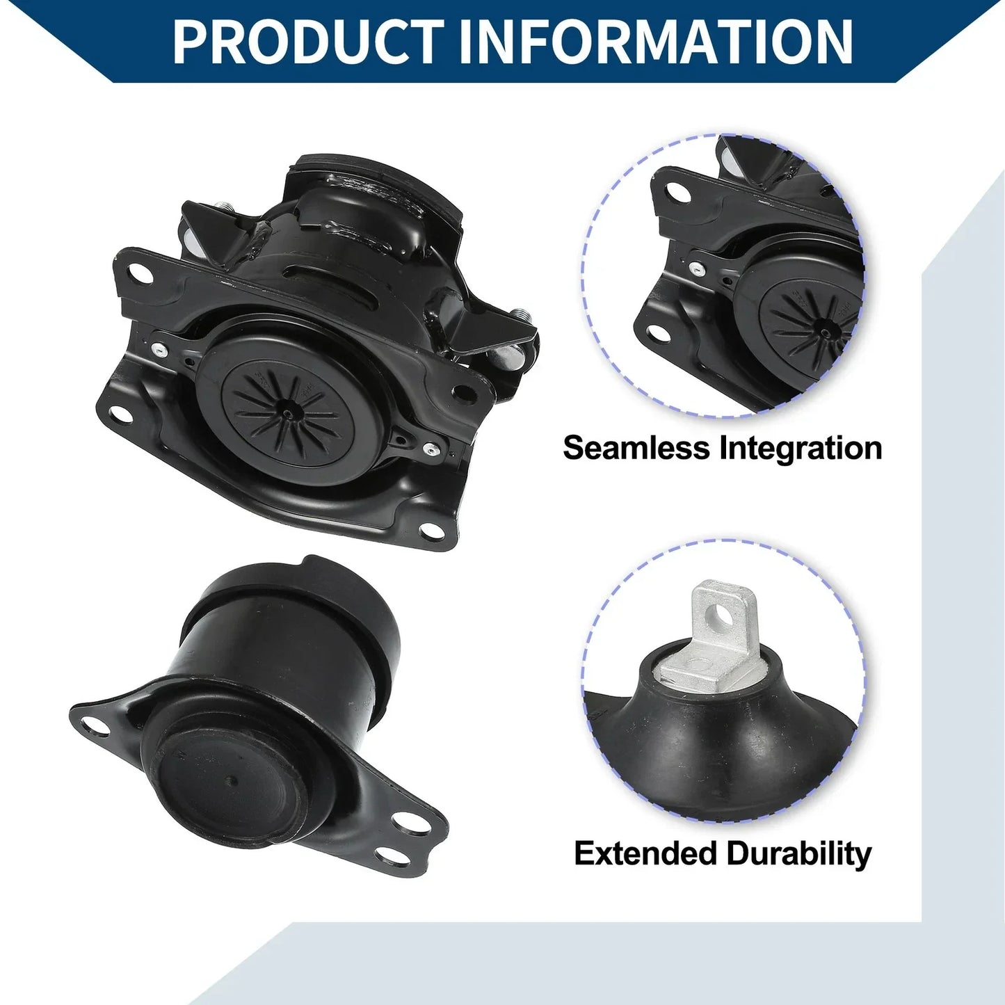 Engine Motor Mount Front for Honda Accord L4 2.4L (2013-2017) - 1 Set