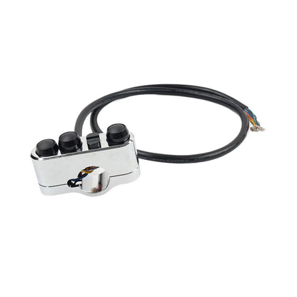 Handlebar Control Switches w/Wiring Harness for Harley Dyna Sportster