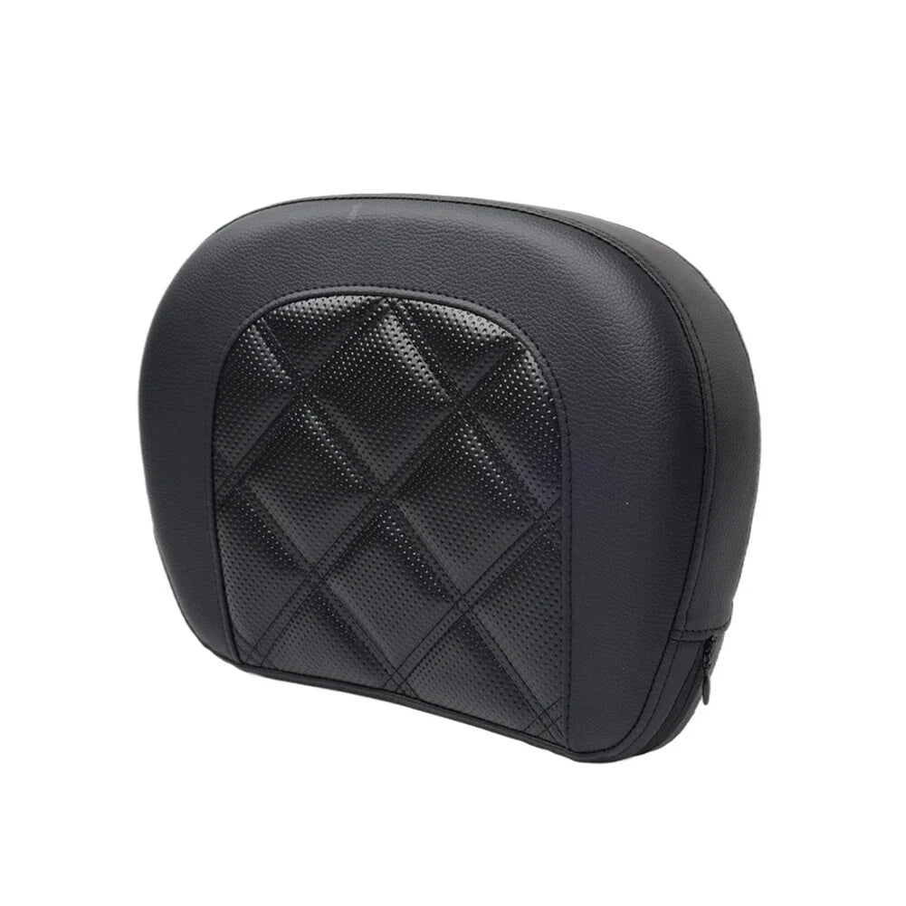 Black Stitching Sissy Bar Backrest Pad for Harley Street Glide (2014-2023)